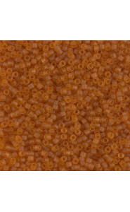 Miyuki delica beads 15/0 - Matte transparent marigold DBS-1261